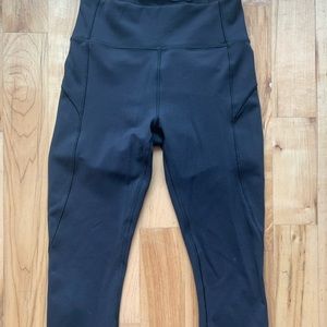 Black LuluLemon Crops